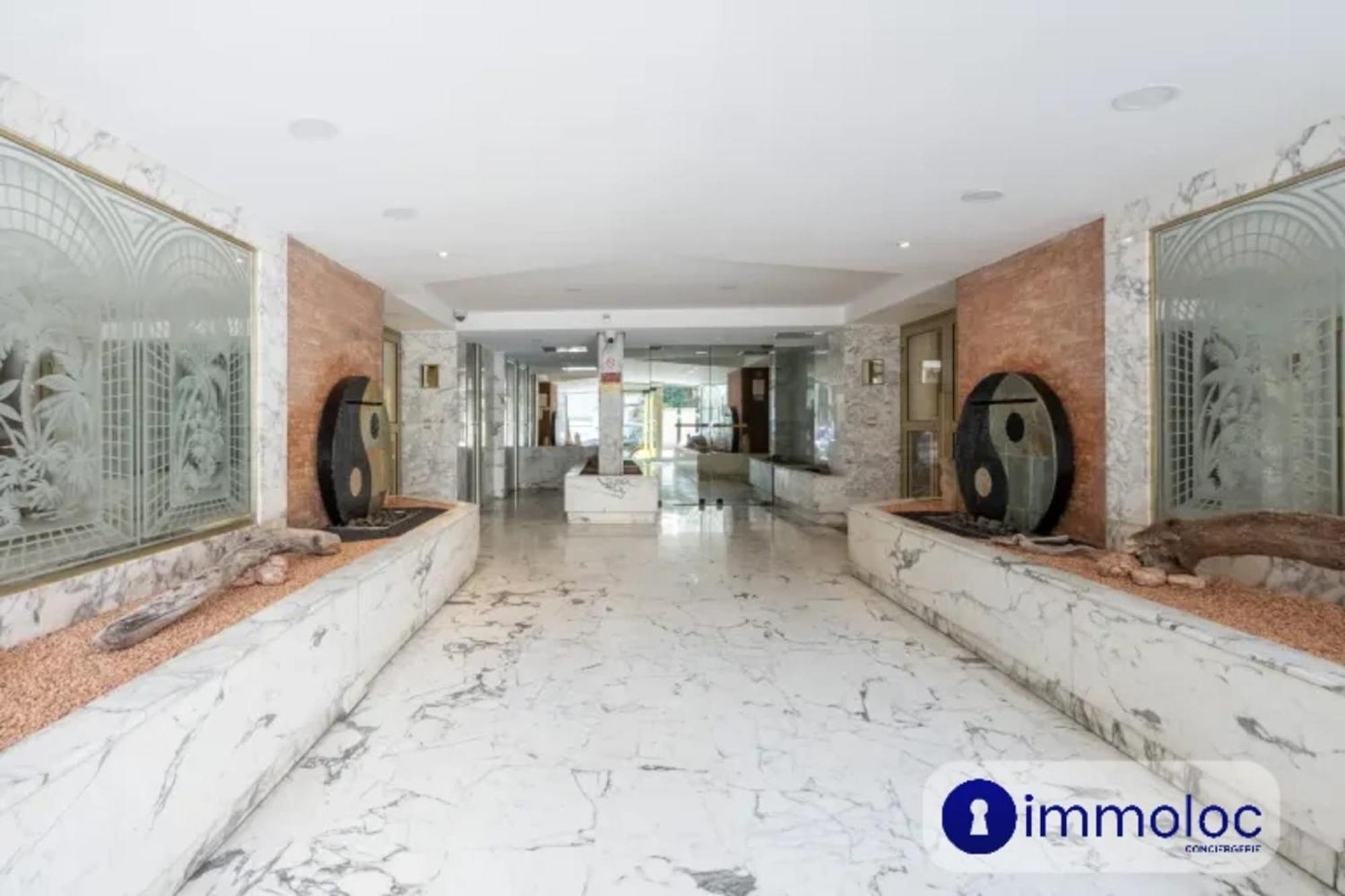 Air-Conditioned Apartment With Terrace Sea View Nice Exteriér fotografie