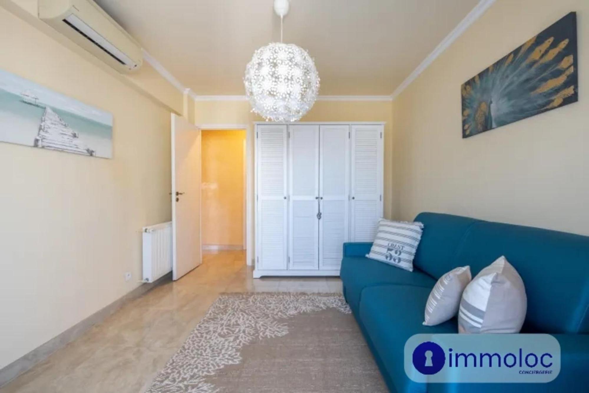 Air-Conditioned Apartment With Terrace Sea View Nice Exteriér fotografie