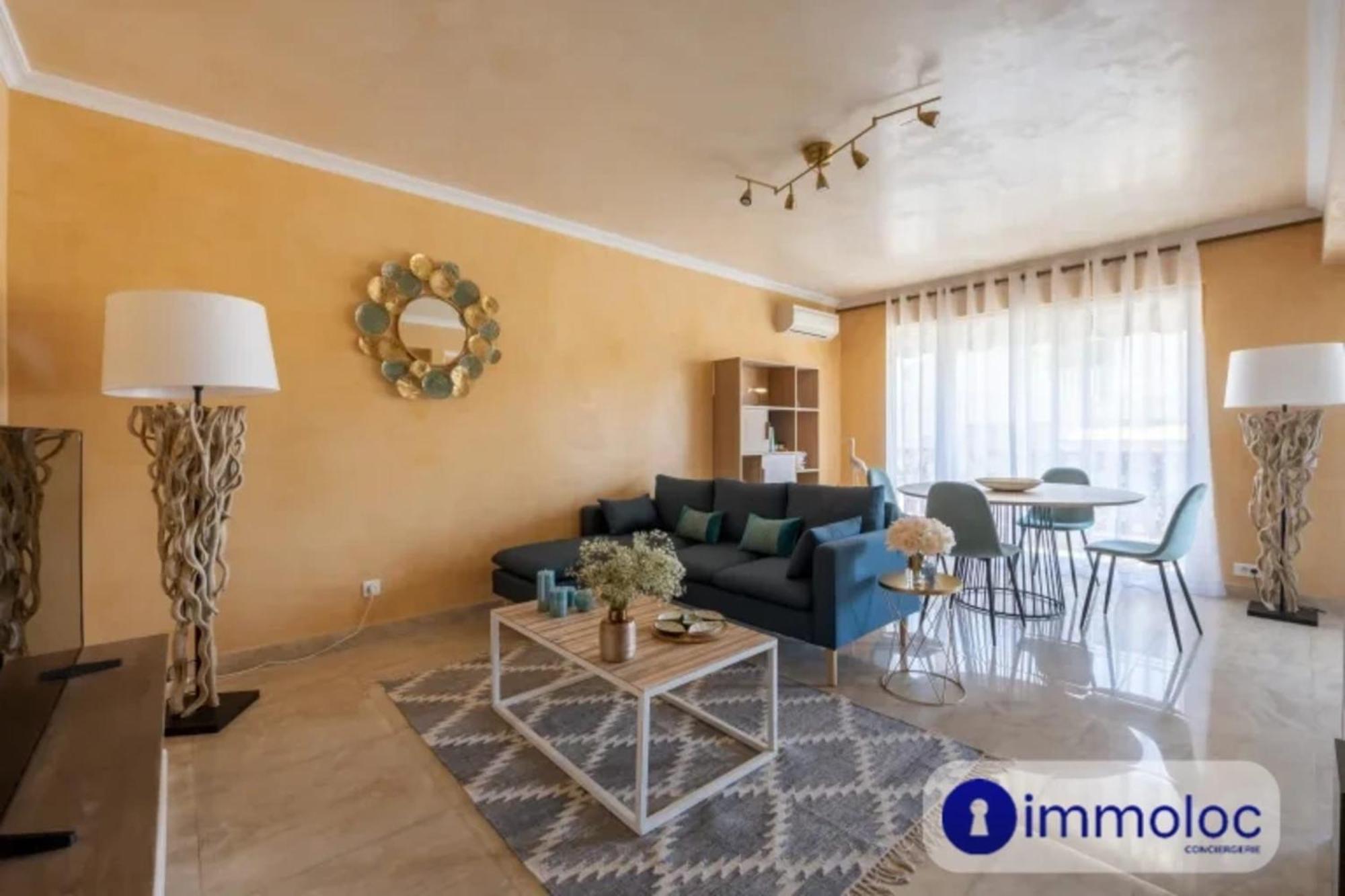 Air-Conditioned Apartment With Terrace Sea View Nice Exteriér fotografie