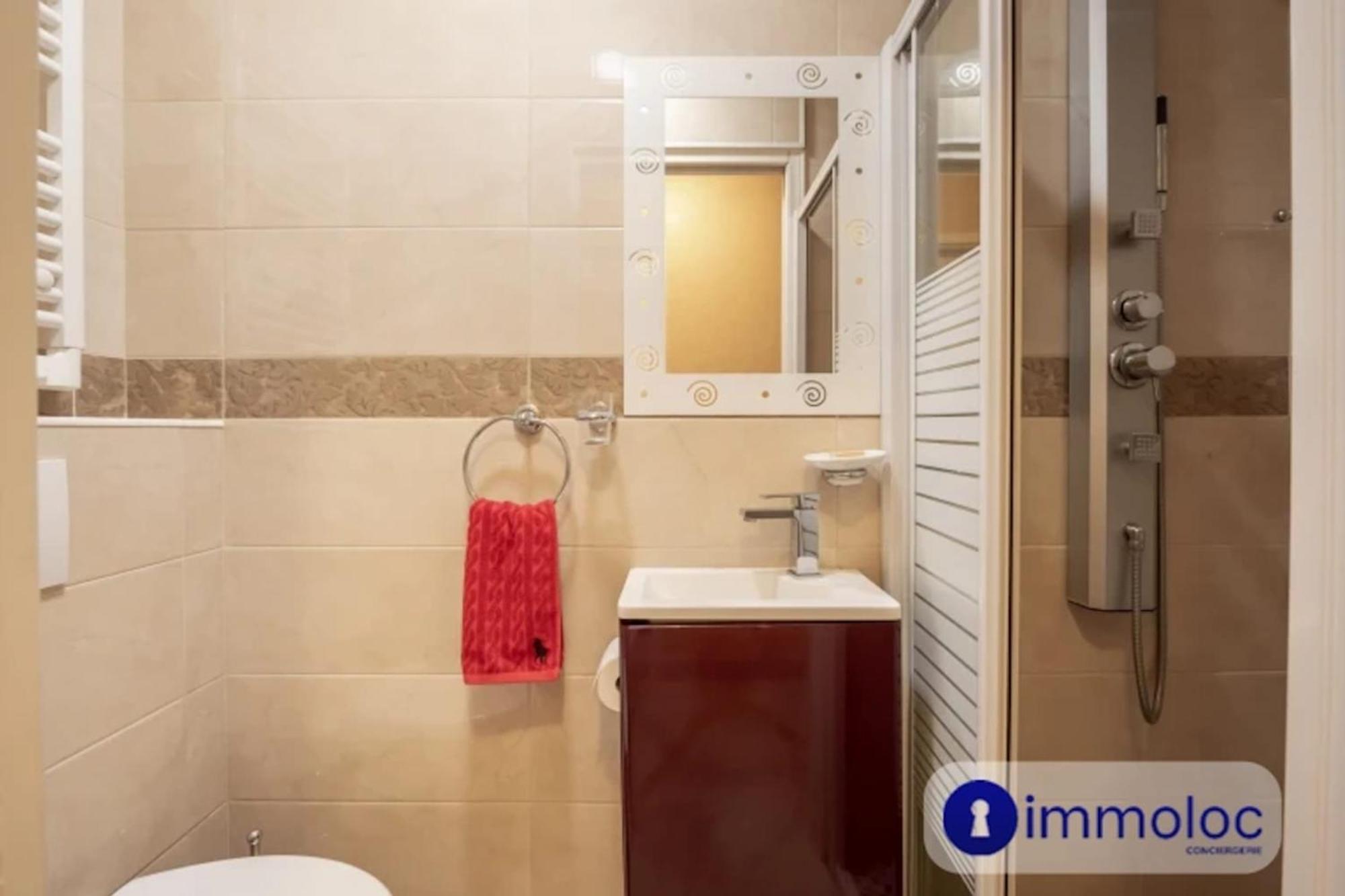 Air-Conditioned Apartment With Terrace Sea View Nice Exteriér fotografie